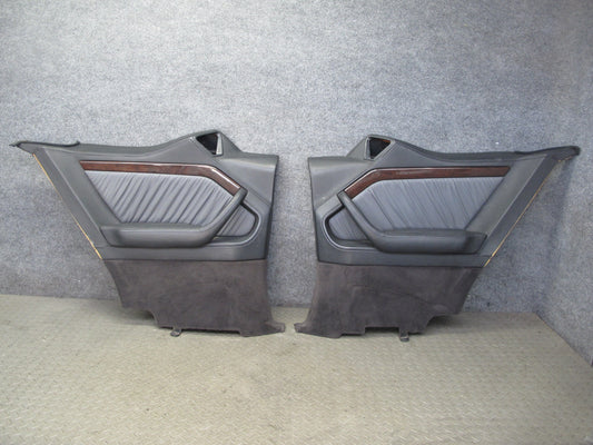 97-99 Mercedes W140 C140 CL Coupe Rear Quarter Interior Trim Cover Panel Set OEM