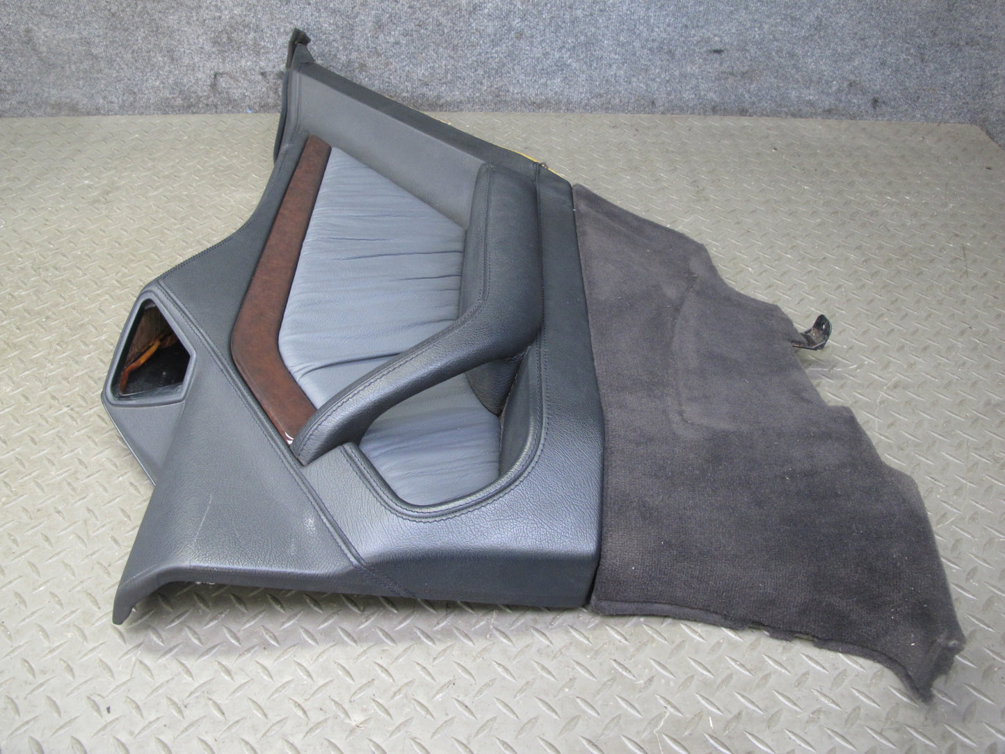 97-99 Mercedes W140 C140 CL Coupe Rear Quarter Interior Trim Cover Panel Set OEM