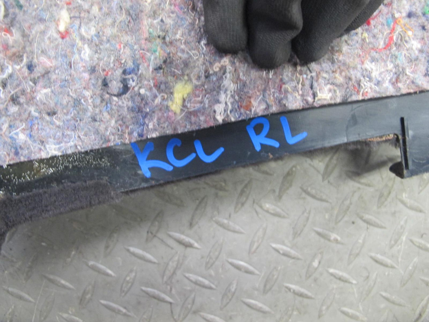 97-99 Mercedes W140 C140 CL Coupe Rear Quarter Interior Trim Cover Panel Set OEM