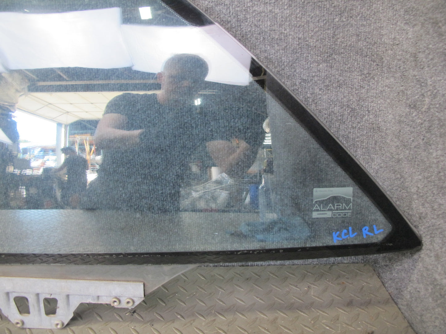 96-99 Mercedes W140 C140 Cl-class Coupe Rear Left Quarter Glass Window OEM