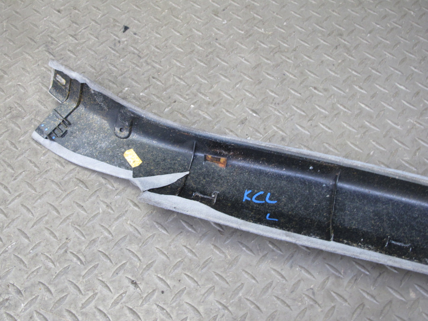 96-99 Mercedes W140 C140 CL Coupe Front Interior A Pillar Trim Panel Set OEM