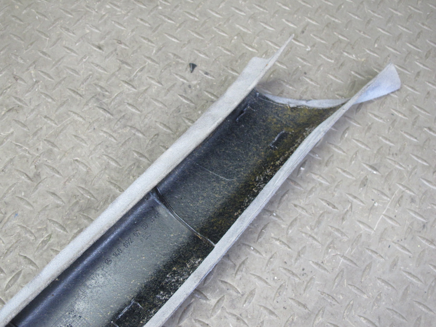 96-99 Mercedes W140 C140 CL Coupe Front Interior A Pillar Trim Panel Set OEM