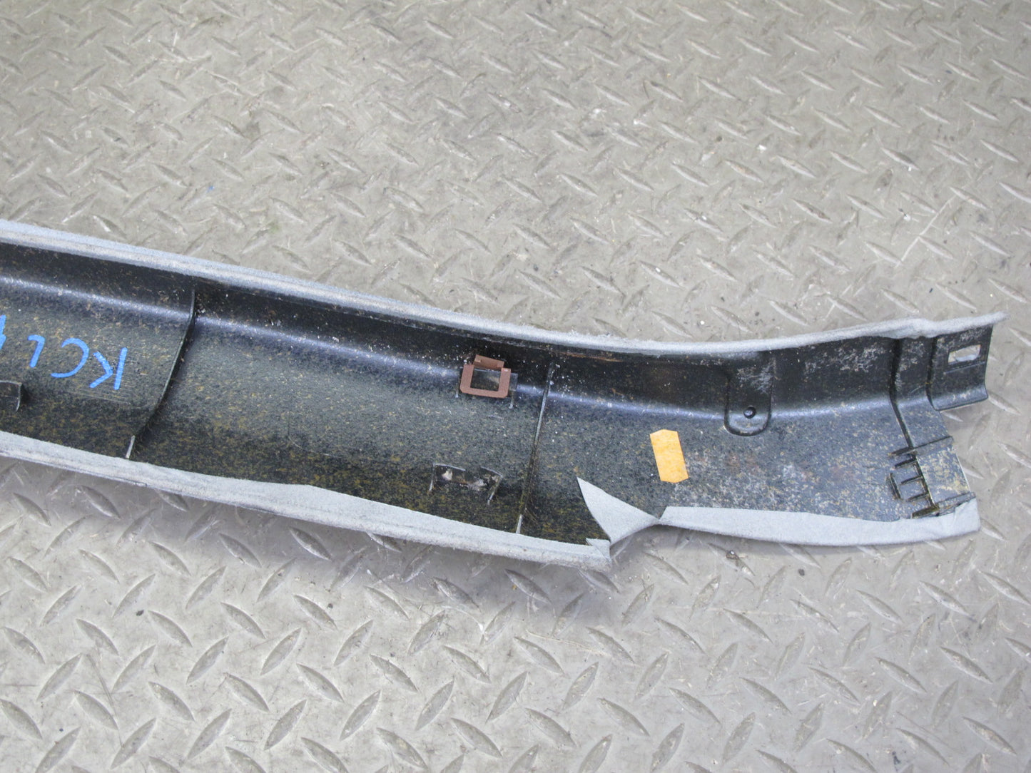 96-99 Mercedes W140 C140 CL Coupe Front Interior A Pillar Trim Panel Set OEM