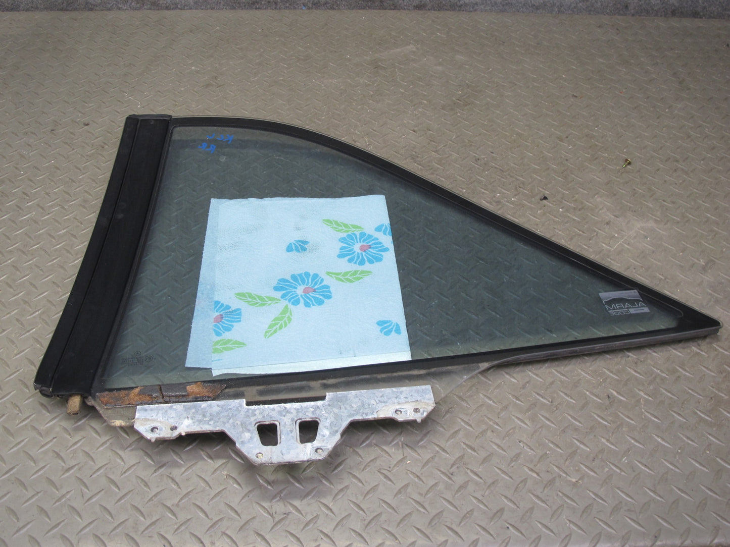 96-99 Mercedes W140 C140 Cl-class Coupe Rear Right Quarter Glass Window OEM