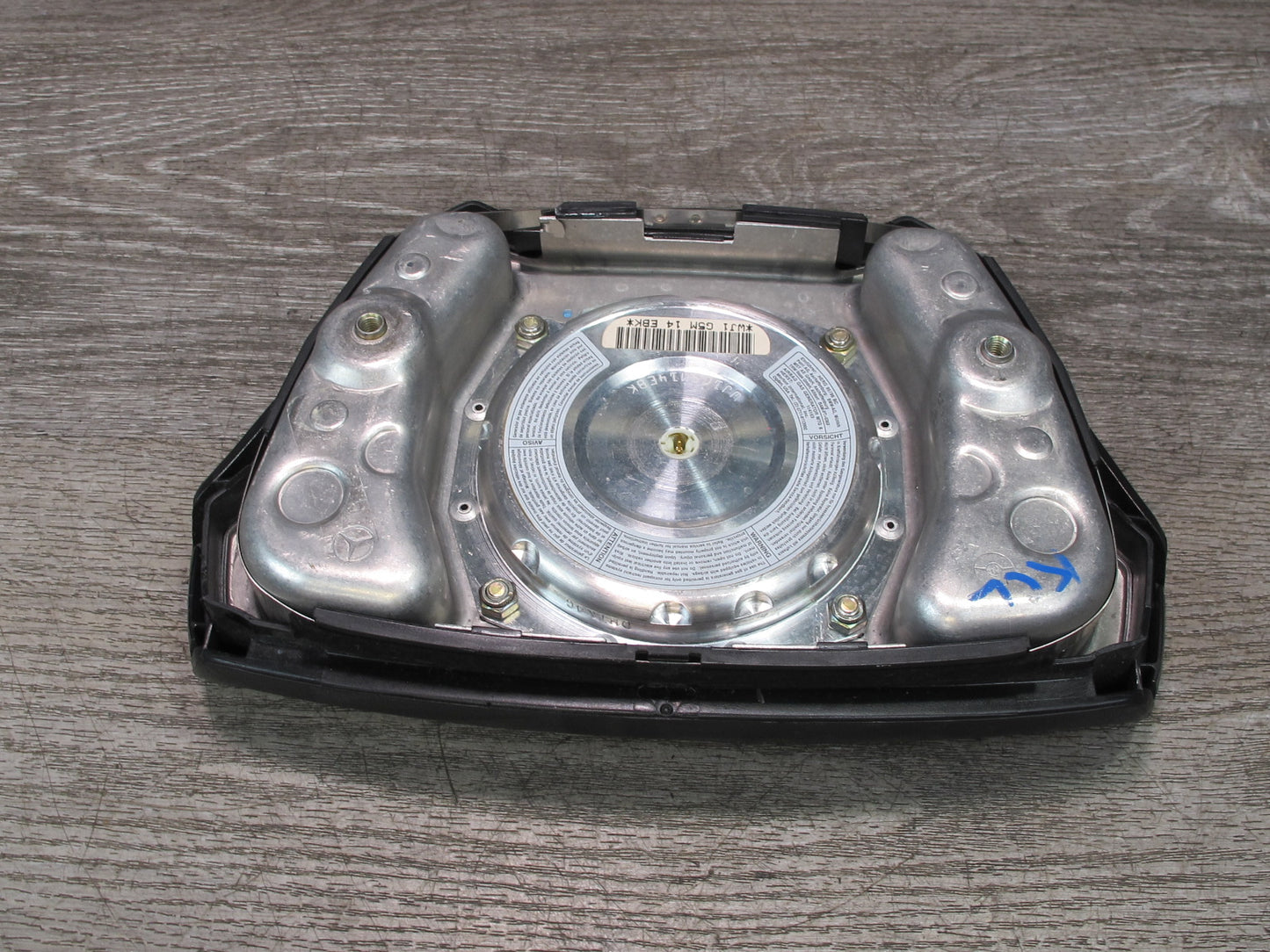 96-99 MERCEDES W140 COUPE CL600 FRONT LEFT DRIVER SIDE STEERING WHEEL SRS AIRBAG OEM