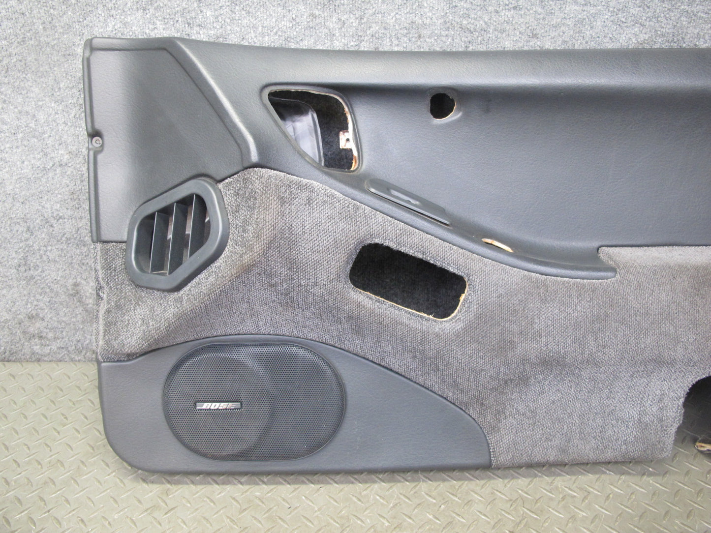 90-93 Nissan Z32 300ZX 2+0 Right Interior Door Panel w Handle & Trim Set OEM
