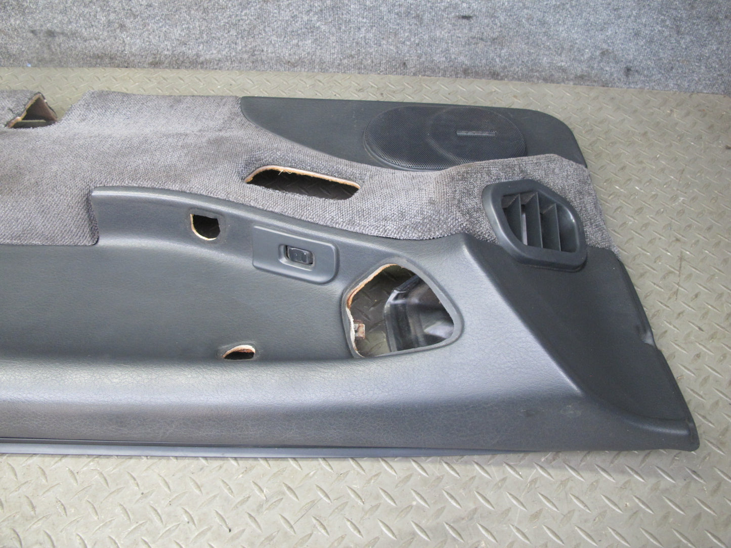 90-93 Nissan Z32 300ZX 2+0 Right Interior Door Panel w Handle & Trim Set OEM