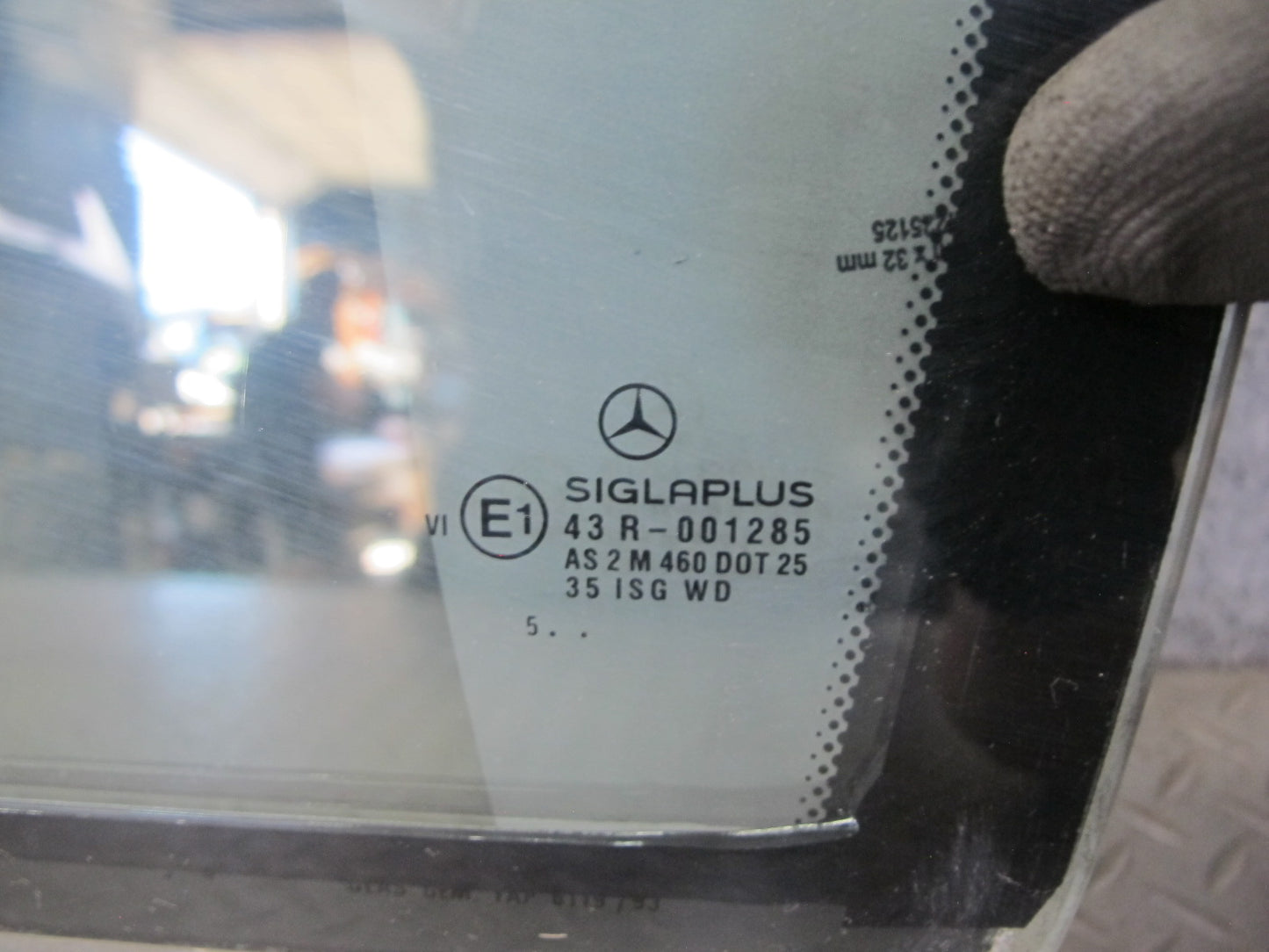 96-99 Mercedes W140 C140 Cl-class Coupe Left Door Glass Window OEM