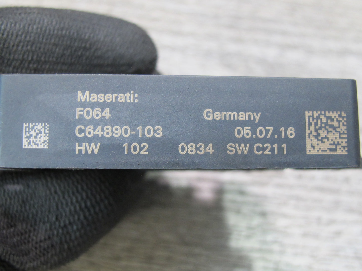17-20 Maserati Levante M161 Rear Trunk Lid Liftgate Hands Free Control Module