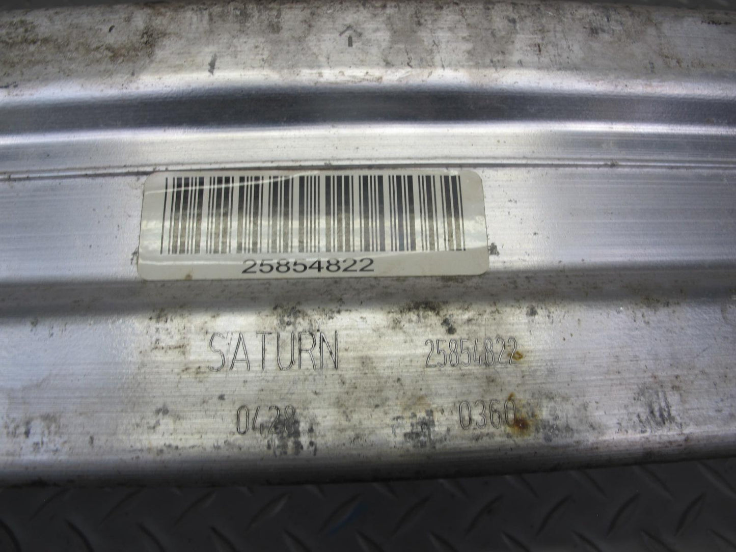 07-10 Saturn SKY Front Bumper Impact Reinforcement Bar 25854822 OEM