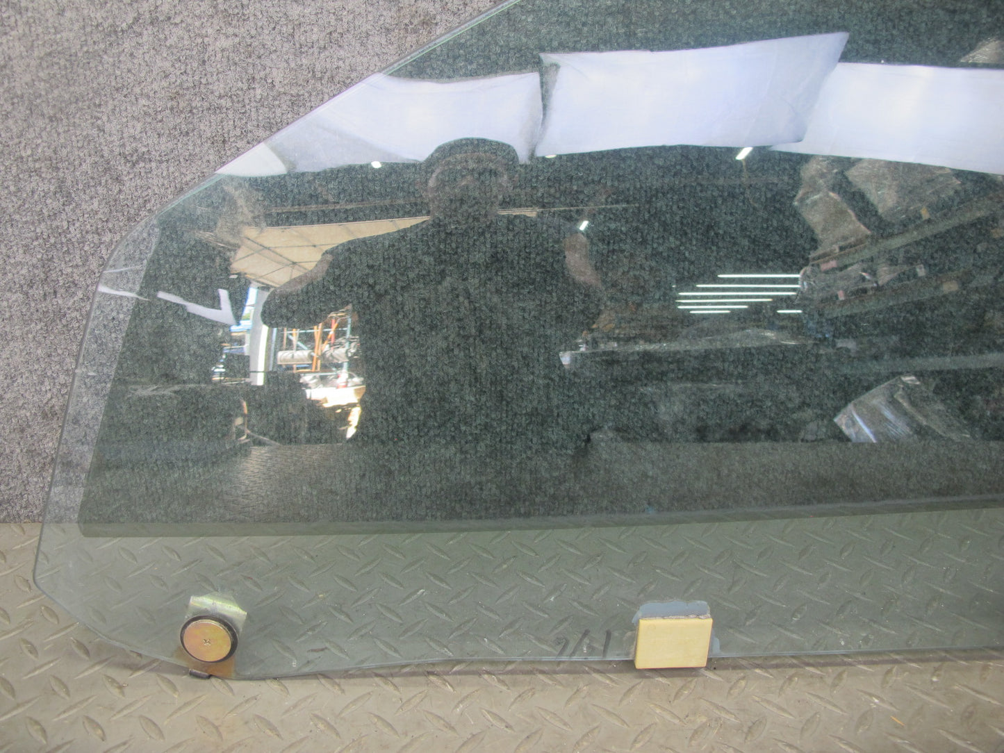 90-95 Nissan Z32 300ZX Coupe 2+0 Left Driver Door Glass Window OEM