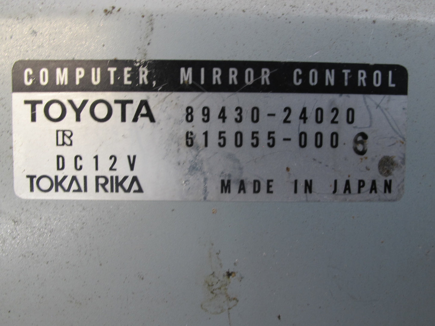 92-00 Lexus JZZ31L SC400 SC300 Mirror Control Module Unit 89430-24020 OEM
