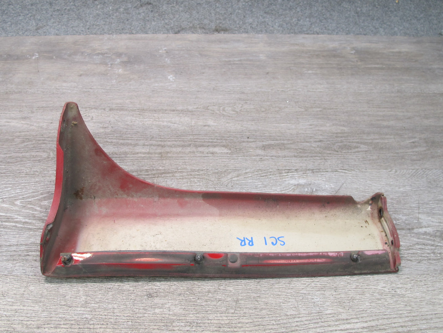97-00 Lexus JZZ31L SC400 SC300 Set of 2 Rear Quarter Lower Trim Molding RED OEM