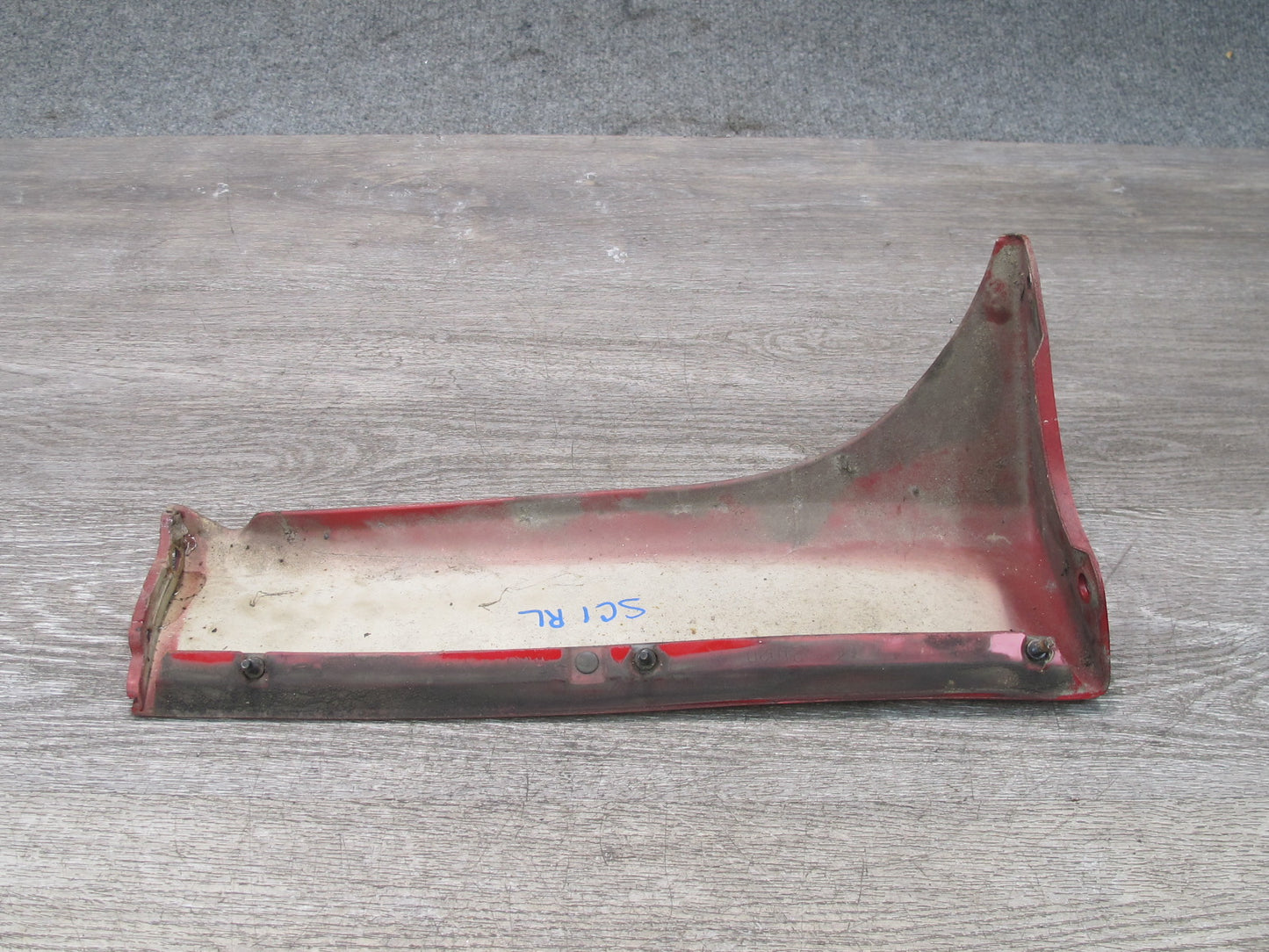 97-00 Lexus JZZ31L SC400 SC300 Set of 2 Rear Quarter Lower Trim Molding RED OEM