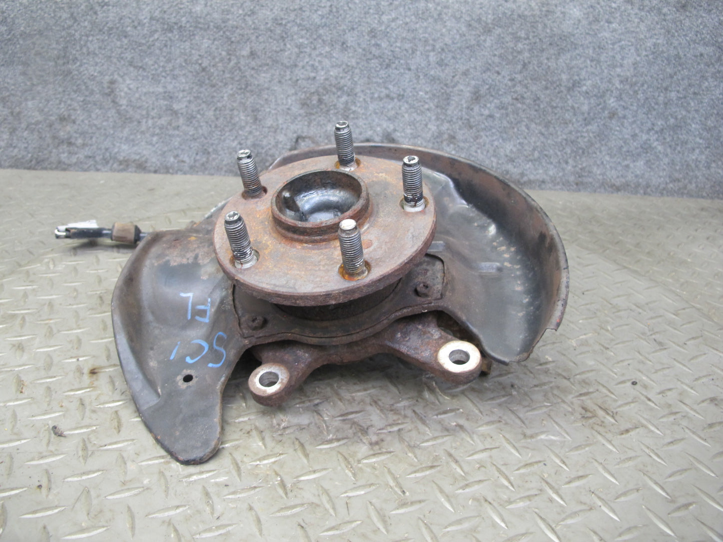 92-00 Lexus JZZ31L SC400 SC300 RWD Front Left Spindle Knuckle Wheel Hub OEM