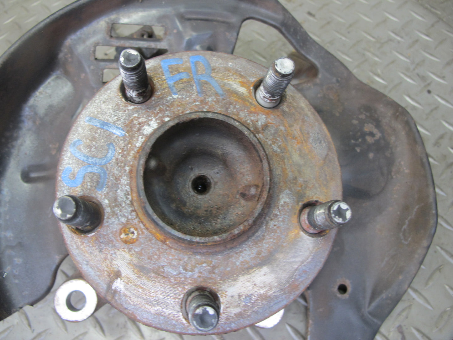 92-00 Lexus JZZ31L SC400 SC300 RWD Front Right Spindle Knuckle Wheel Hub OEM