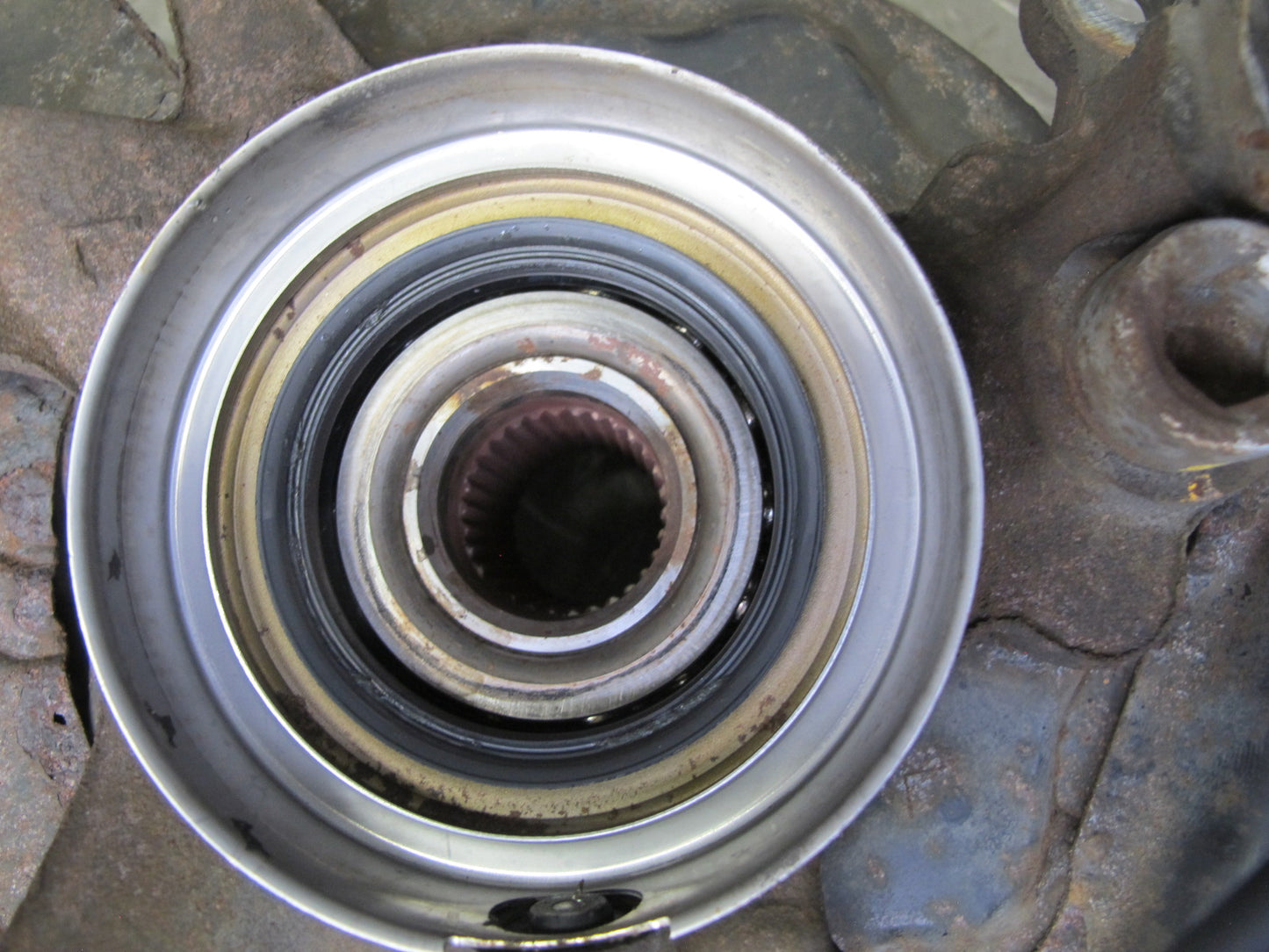 92-00 Lexus JZZ31L SC400 SC300 RWD Rear Left Spindle Knuckle Wheel Hub OEM
