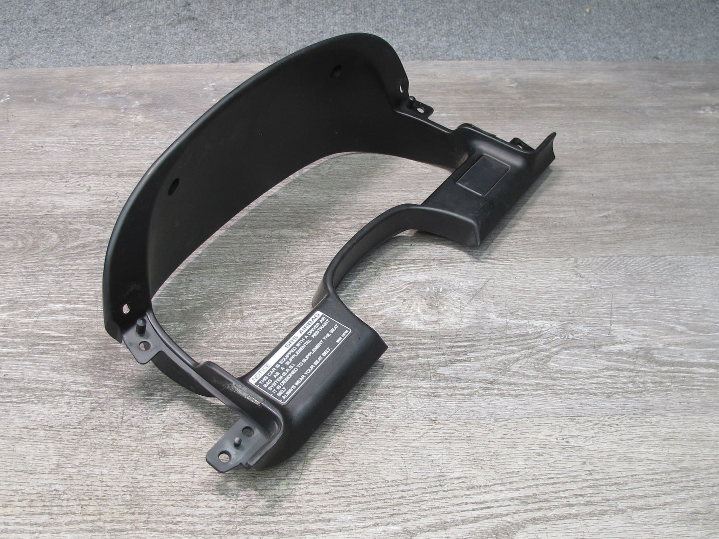 90-96 Nissan Z32 300ZX Instrument Cluster Speedometer Trim w Mount Bracket OEM