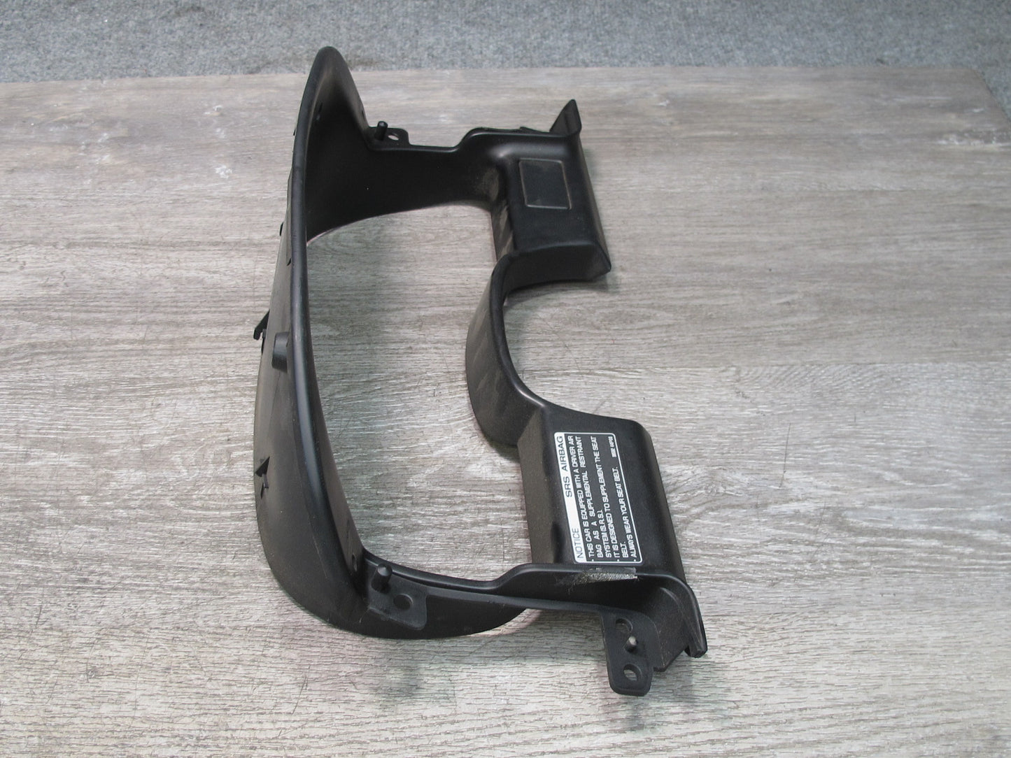 90-96 Nissan Z32 300ZX Instrument Cluster Speedometer Trim w Mount Bracket OEM