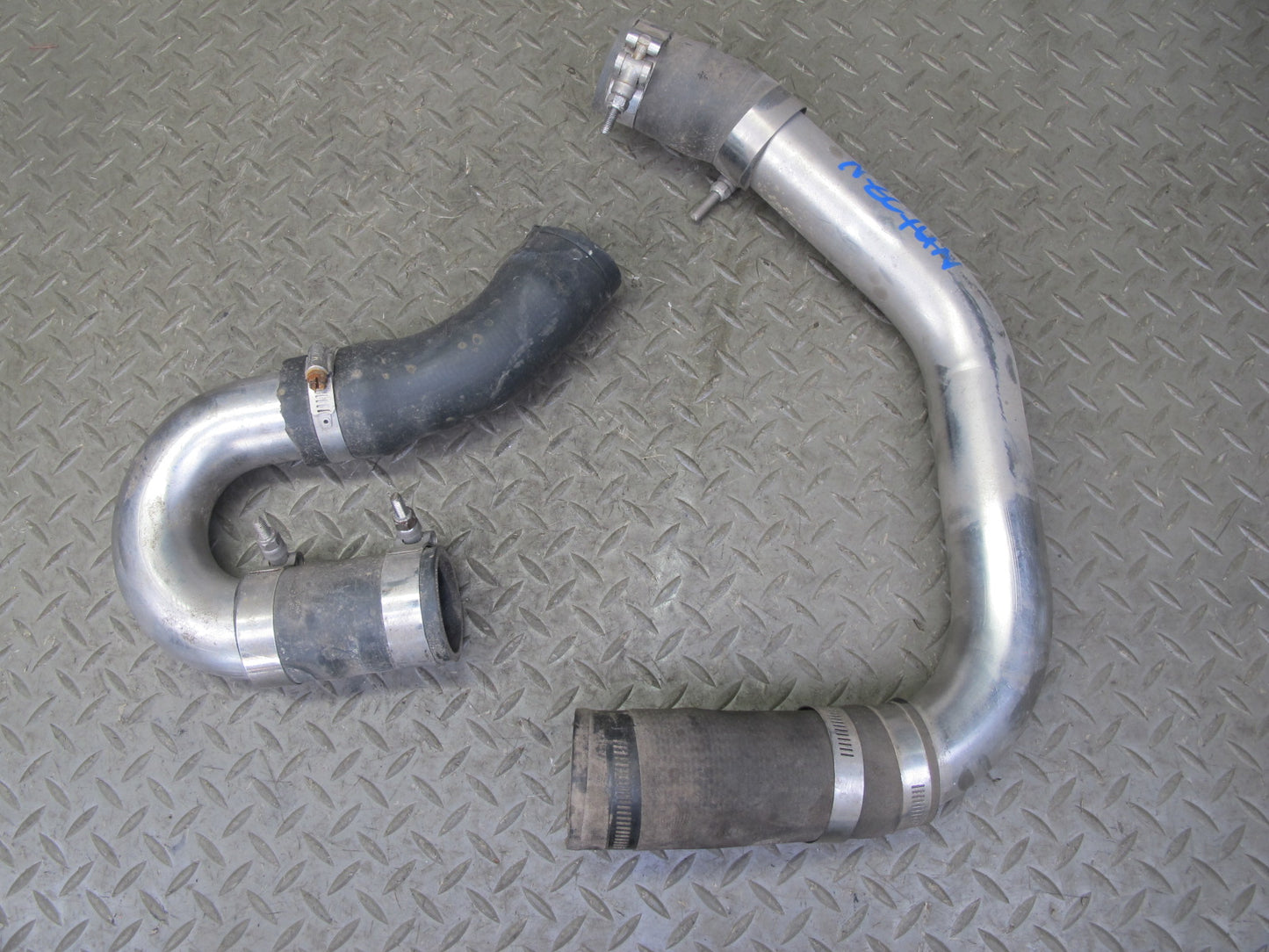 90-96 Nissan Z32 300ZX Turbo Intercooler Alloy Pipe Tube & Silcone Hose Set