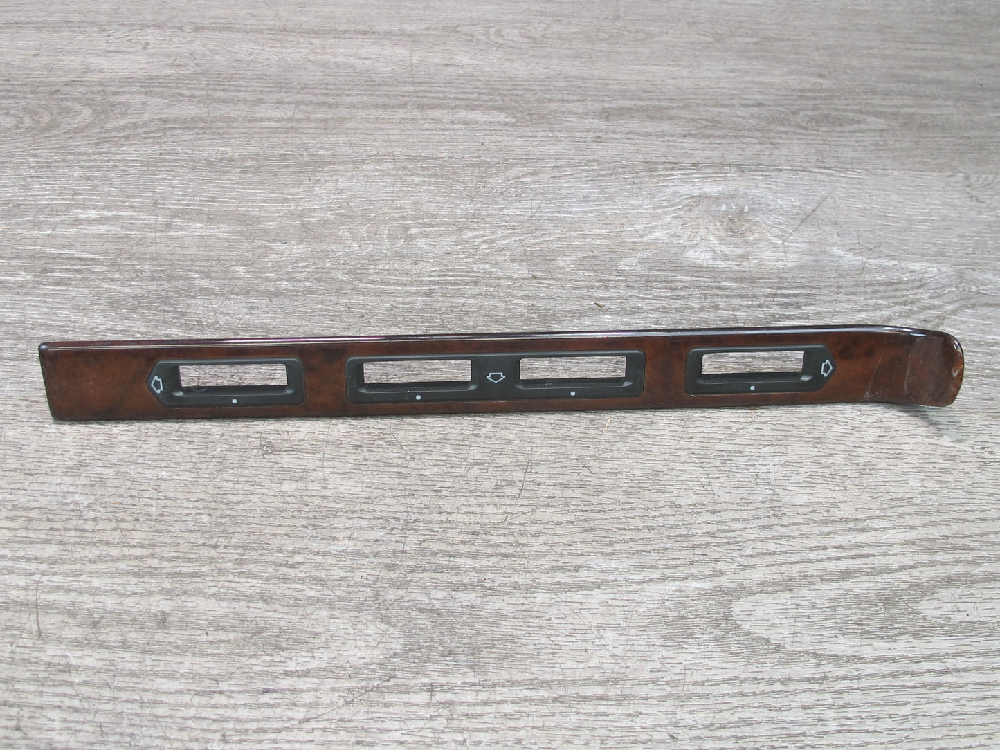 96-99 Mercedes W140 C140 Cl-class Set of 4 Dash Wood Trim Bezel Cover Panel OEM