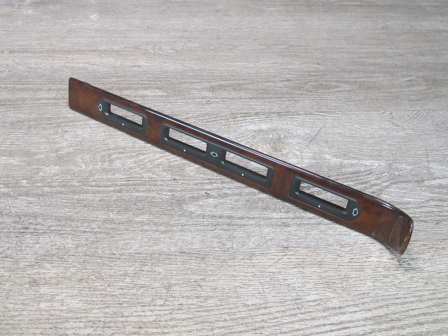 96-99 Mercedes W140 C140 Cl-class Set of 4 Dash Wood Trim Bezel Cover Panel OEM