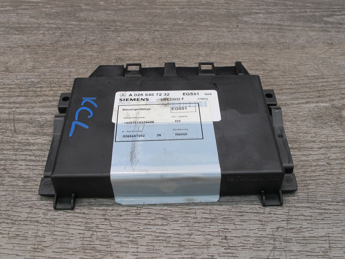 96-98 Mercedes W140 C140 Cl-class Transmission Control Module 0265457232 OEM