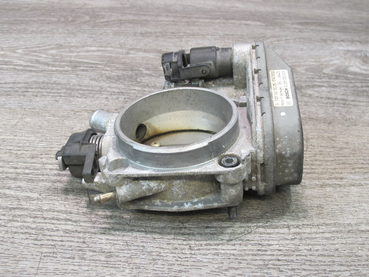 96-99 Mercedes W140 C140 CL600 M120 Engine Throttle Body 1201410025 OEM