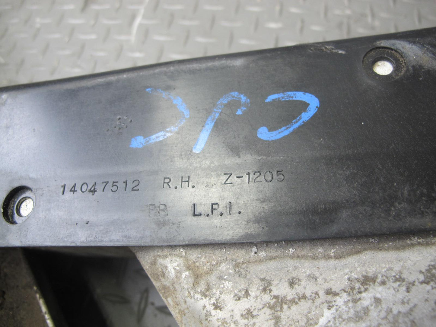 93-96 Chevrolet Corvette C4 Rear Bumper Reinforcement Impact Bar w Foam OEM