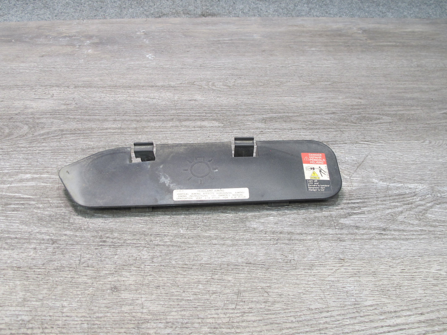 96-99 Mercedes W140 C140 Cl-class Set of 2 Front Headlight Lamp Bulb Cover OEM