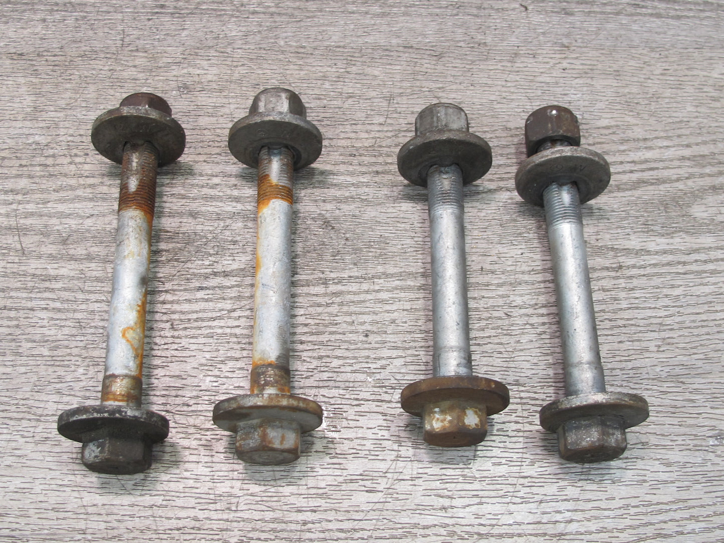 96-99 Mercedes W140 C140 CL Set of 4 Front Suspension Camber Adjust Bolt OEM