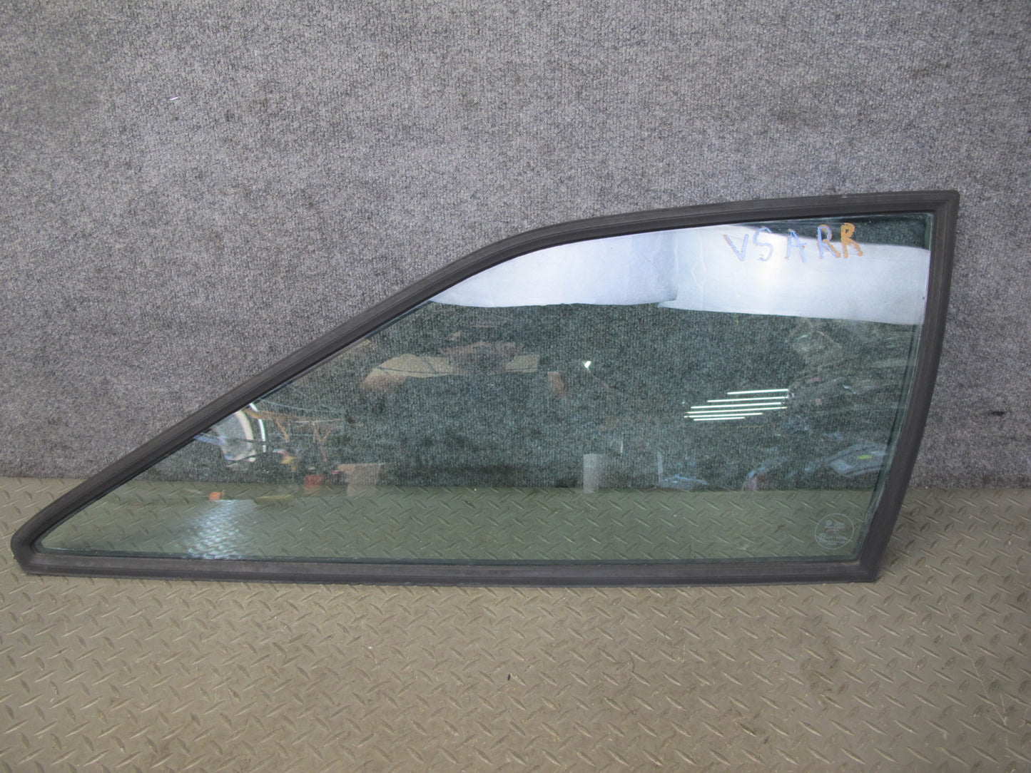 85-88 Volkswagen Scirocco MK2 Rear Right Side Quarter Glass Window w Seal OEM