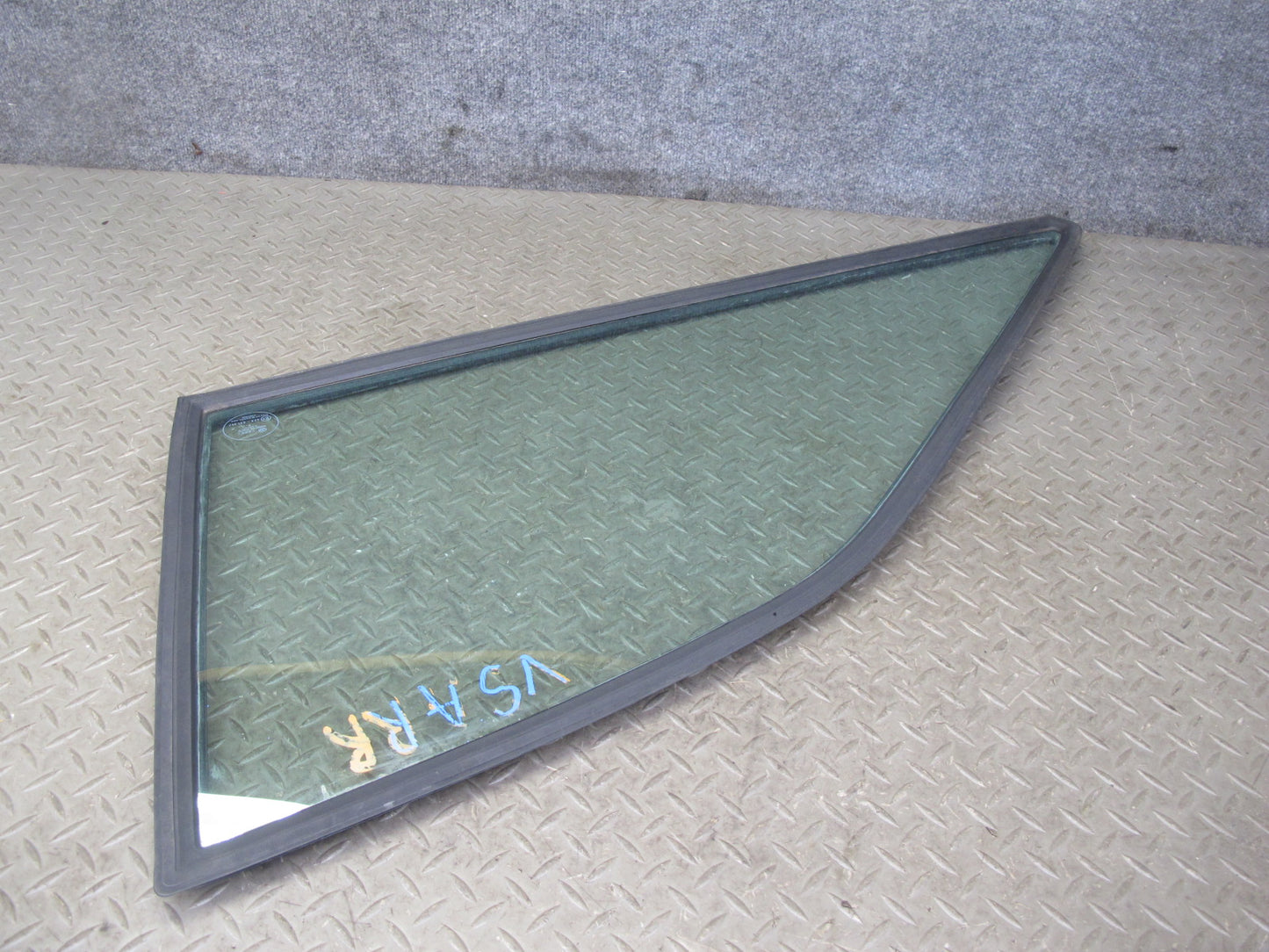 85-88 Volkswagen Scirocco MK2 Rear Right Side Quarter Glass Window w Seal OEM
