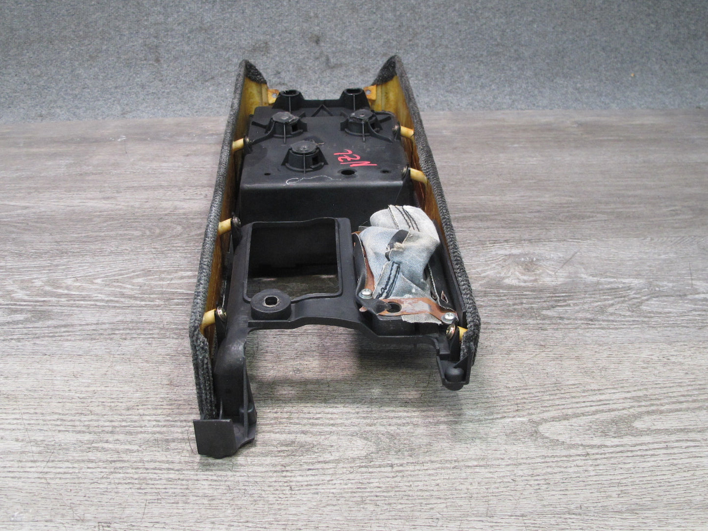 90-91 Nissan Z32 300ZX Coupe Center Console Trim Cover Panel Black OEM