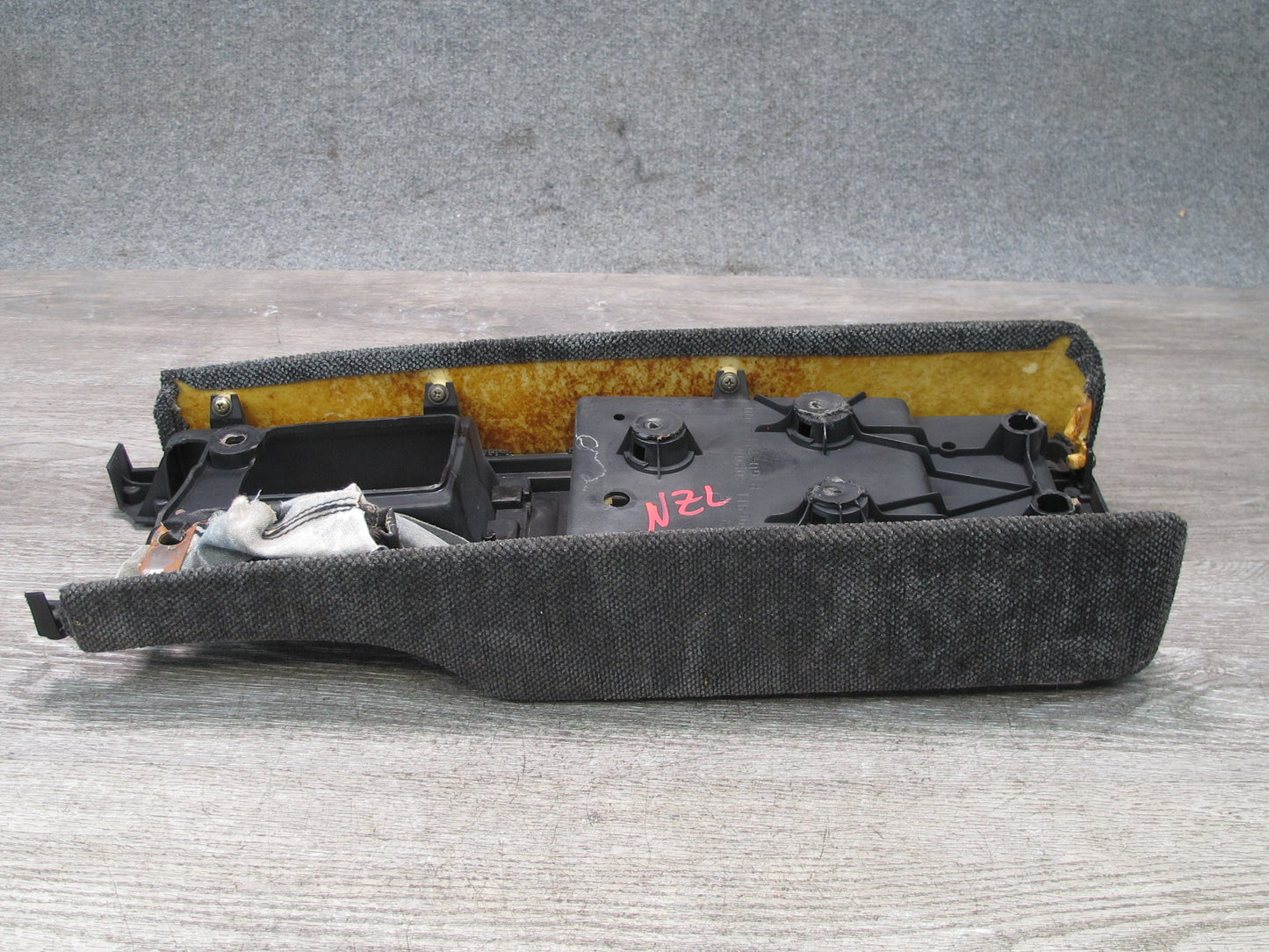 90-91 Nissan Z32 300ZX Coupe Center Console Trim Cover Panel Black OEM