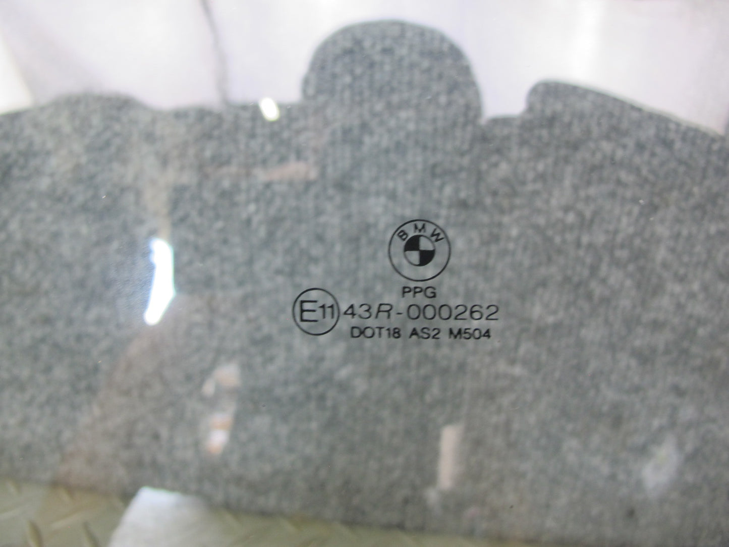03-08 BMW E85 Z4 Front Left Driver Door Window Glass OEM