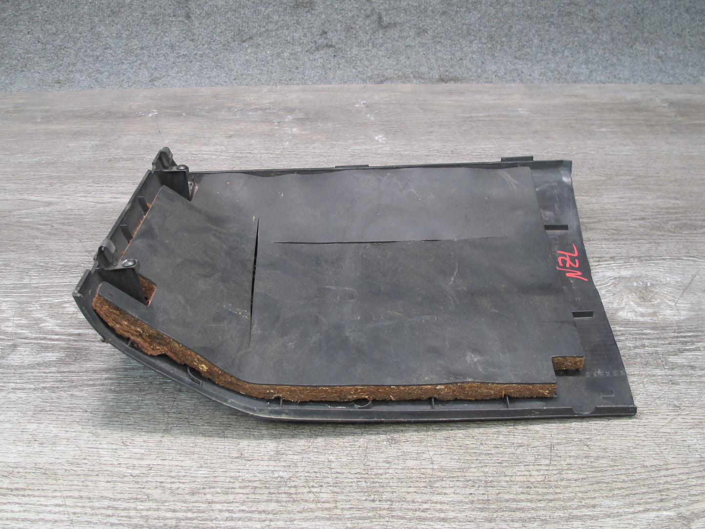 90-96 Nissan Z32 300ZX 2+0 Coupe Rear Left Trunk Trim Cover Panel Black OEM