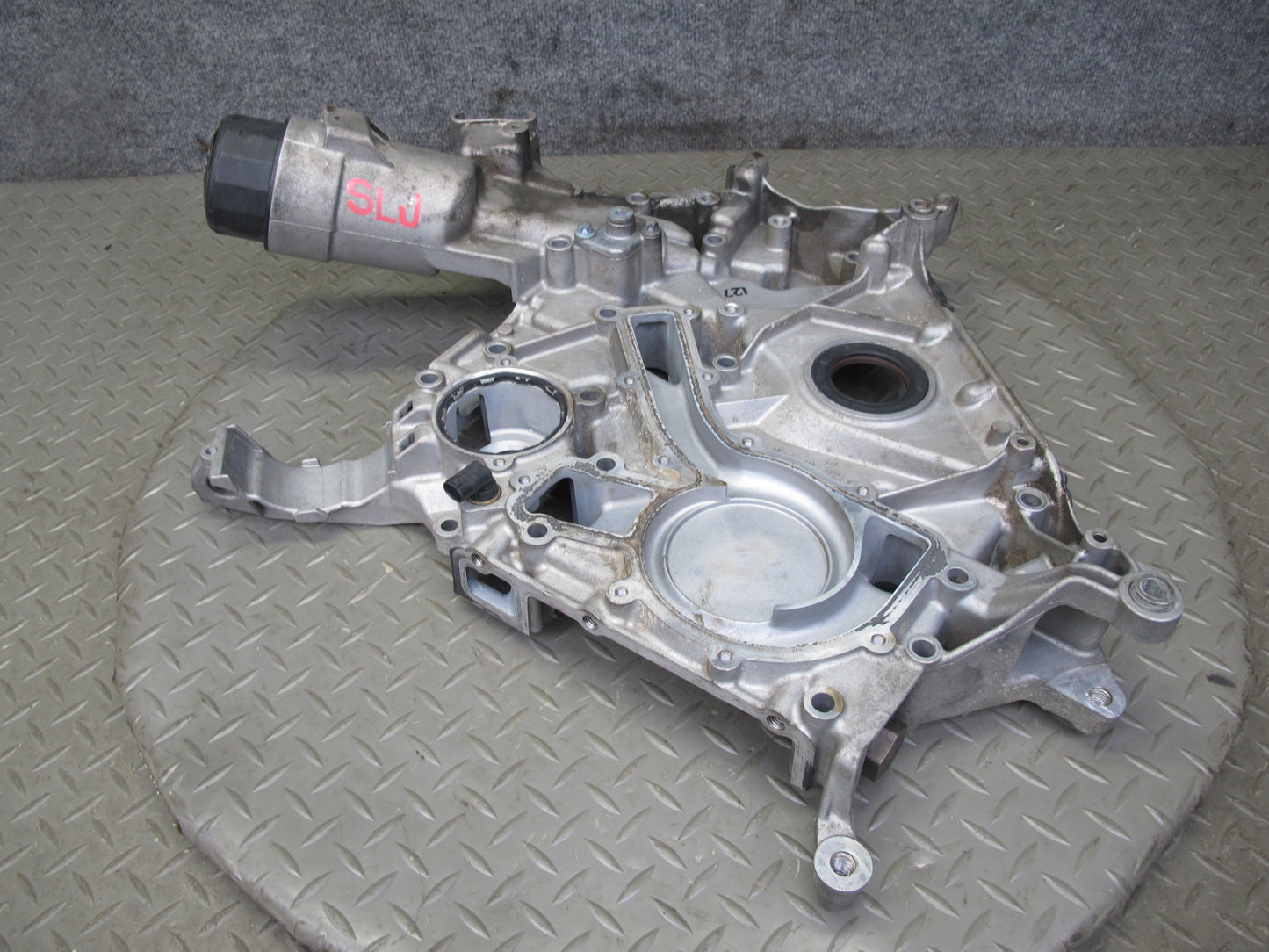 03-06 Mercedes R230 SL500 5.0L M113 Engine Motor Timing Cover OEM