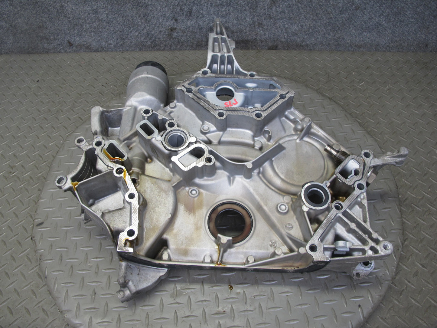 03-06 Mercedes R230 SL500 5.0L M113 Engine Motor Timing Cover OEM
