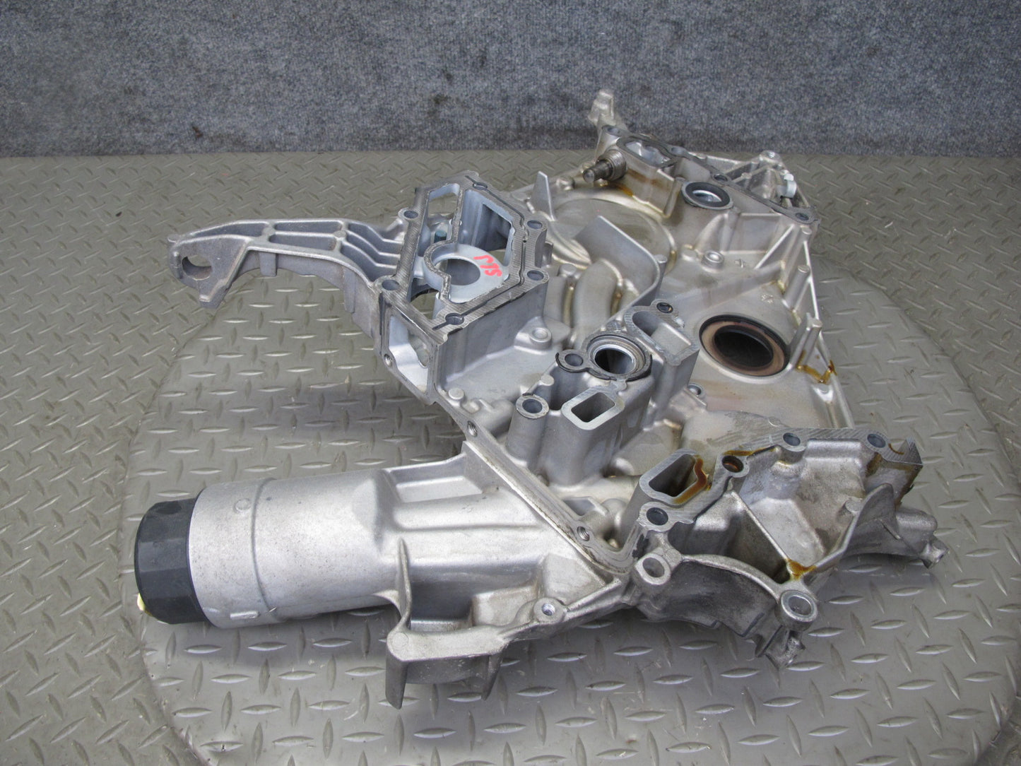 03-06 Mercedes R230 SL500 5.0L M113 Engine Motor Timing Cover OEM