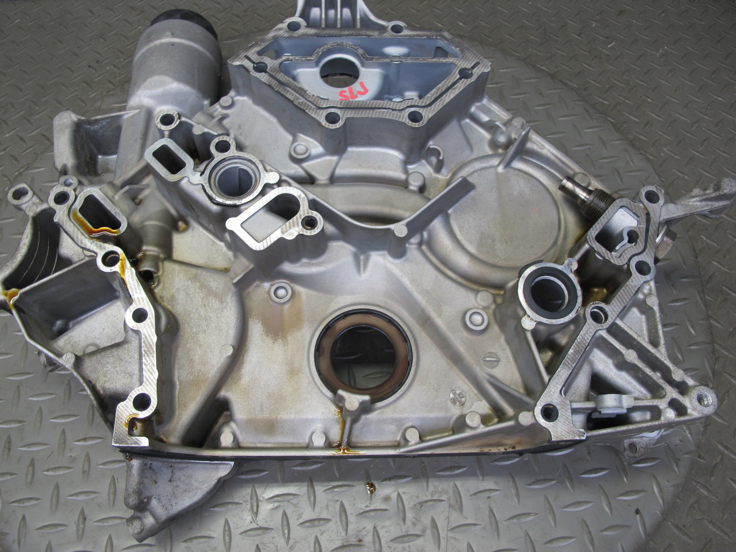 03-06 Mercedes R230 SL500 5.0L M113 Engine Motor Timing Cover OEM