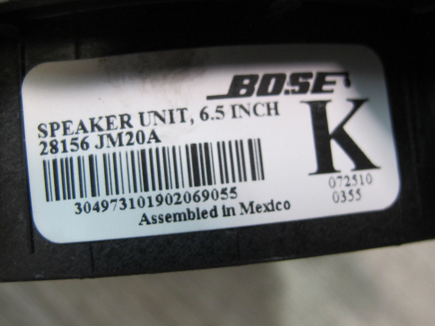 2011-2013 Infiniti QX56 Rear Left & Right Side Door Audio Speaker Bose Set