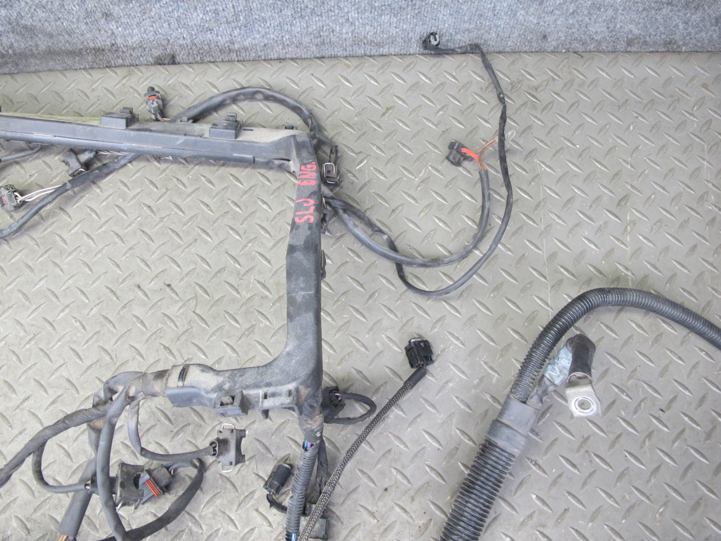 03-06 Mercedes R230 SL500 M113 Engine Motor Wire Wiring Cable Harness Set OEM
