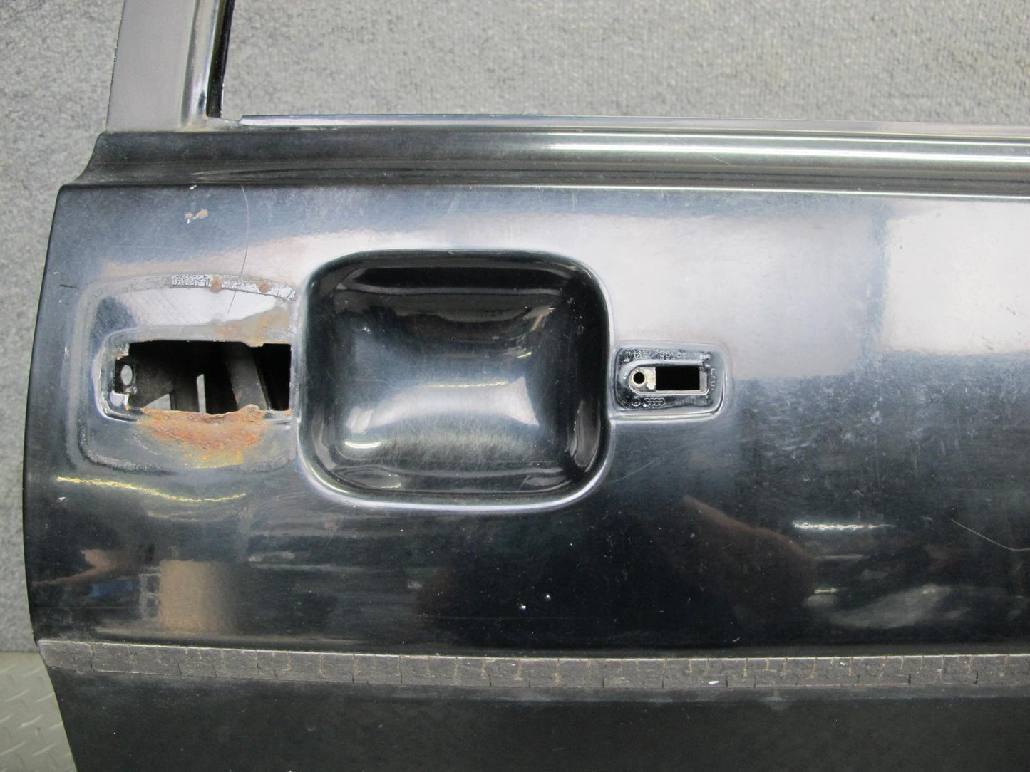 85-88 Volkswagen VW Scirocco MK2 Right Passenger Door Shell Panel Black OEM