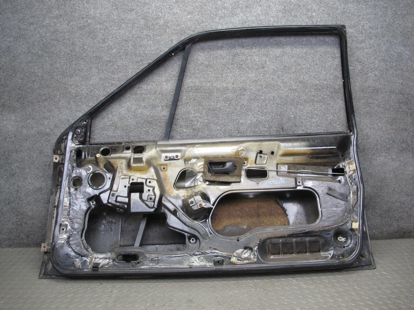 85-88 Volkswagen VW Scirocco MK2 Right Passenger Door Shell Panel Black OEM