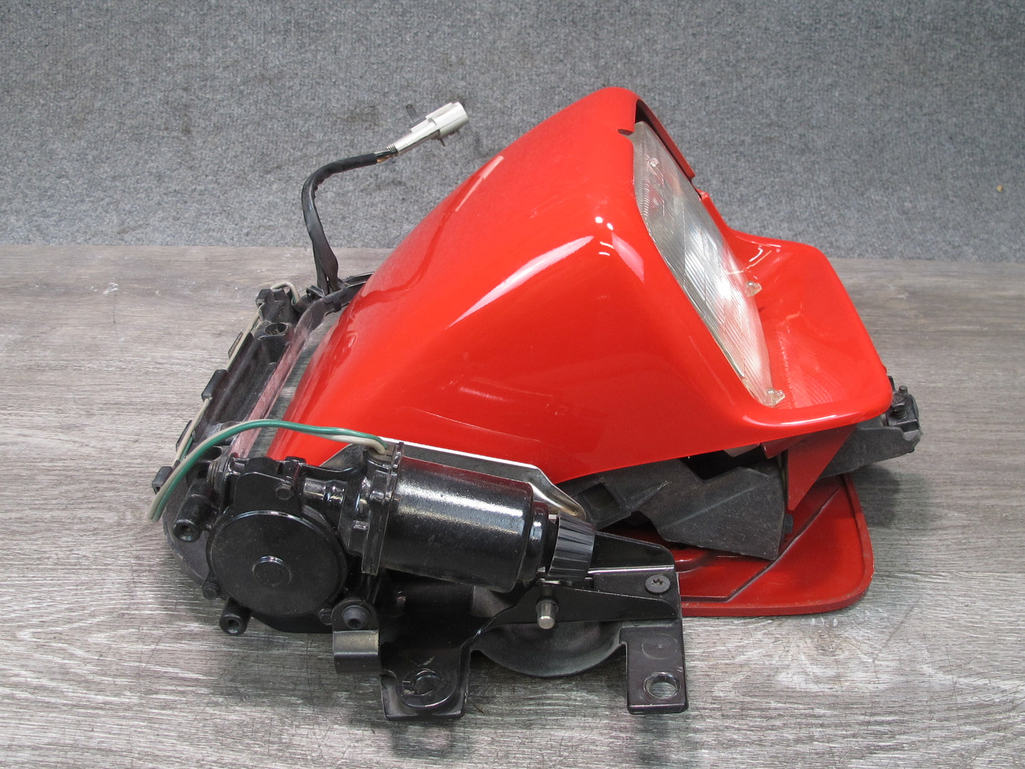 91-96 Chevrolet Corvette C4 Left POP UP Headlight Lamp w Motor & Cover Assy OEM