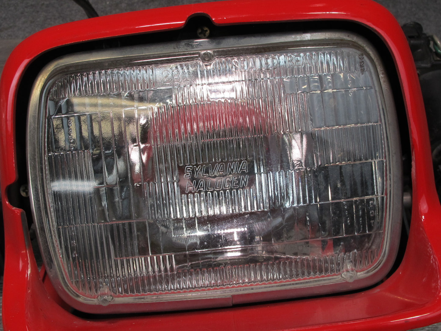 91-96 Chevrolet Corvette C4 Right POP UP Headlight Lamp w Motor & Cover Assy OEM