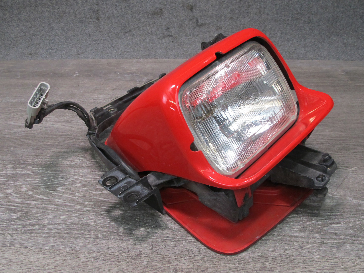 91-96 Chevrolet Corvette C4 Right POP UP Headlight Lamp w Motor & Cover Assy OEM