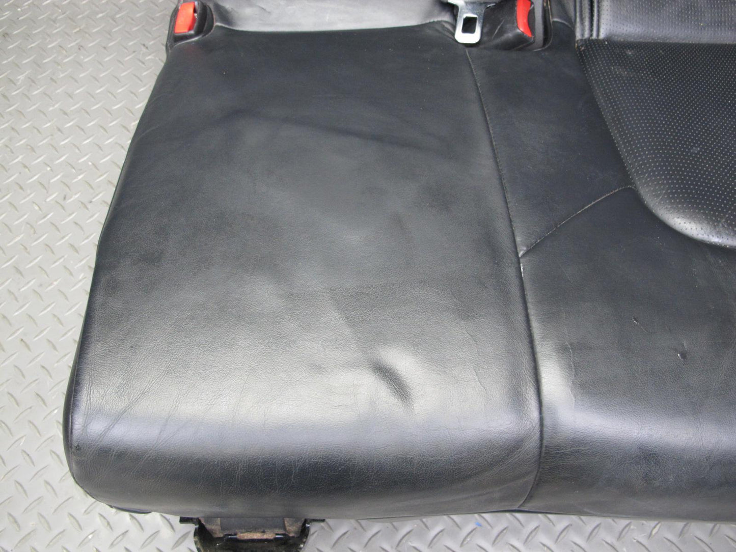 2011-2012 Infiniti QX56 Rear 2ND ROW Left & Right Side Leather Seat Black Set