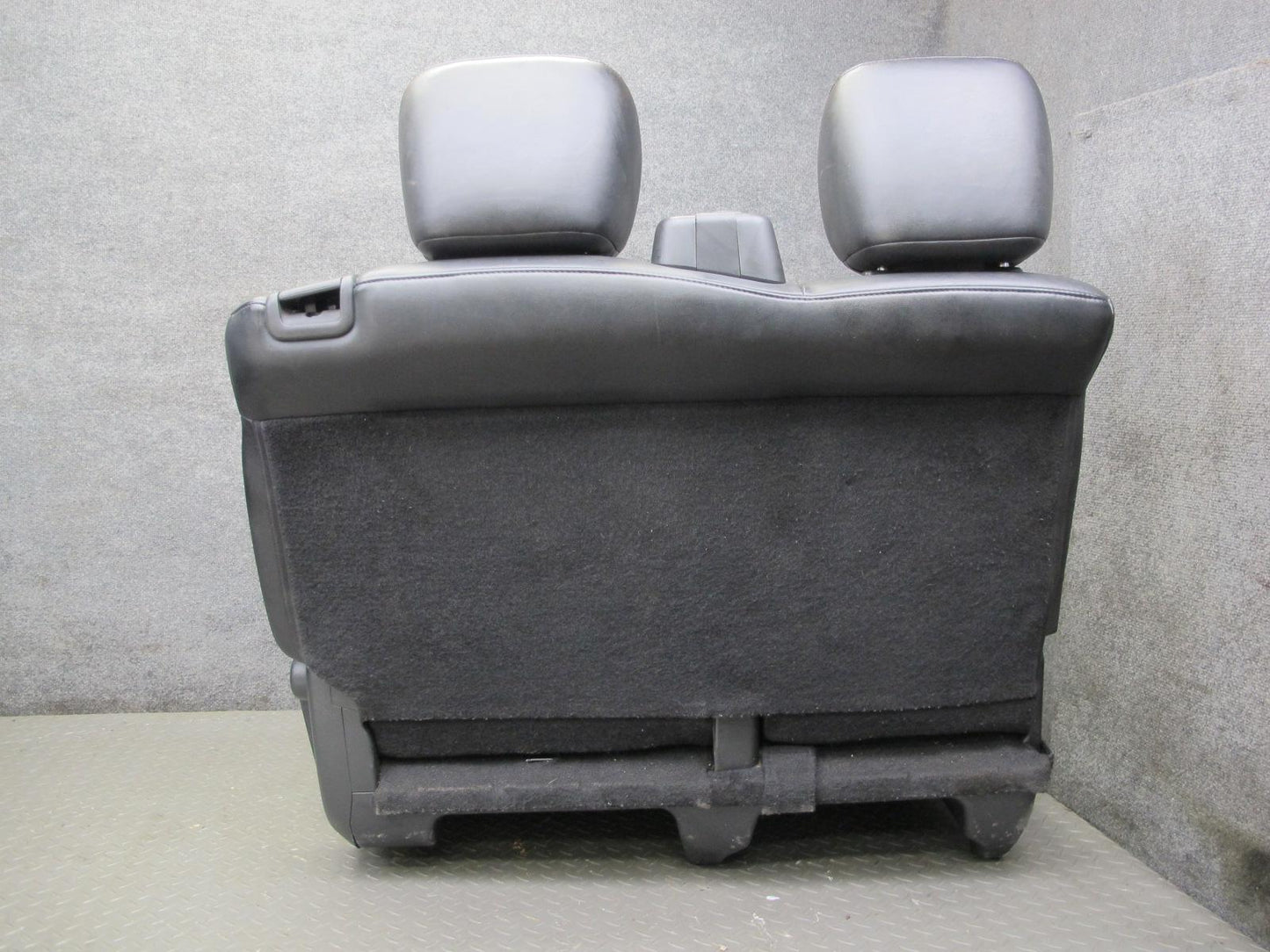 2011-2012 Infiniti QX56 Rear 2ND ROW Left & Right Side Leather Seat Black Set